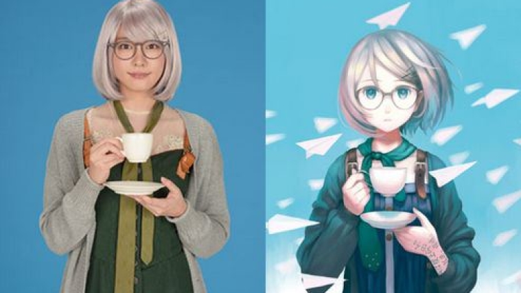 Drama live-action Okitegami Kyouko no Bibouroku tampilkan Yui Aragaki dengan kostumnya (1)