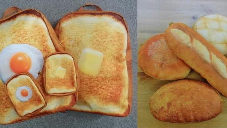 Roti-roti ini tampak lezat, tapi ini ternyata adalah tas dan bantal!