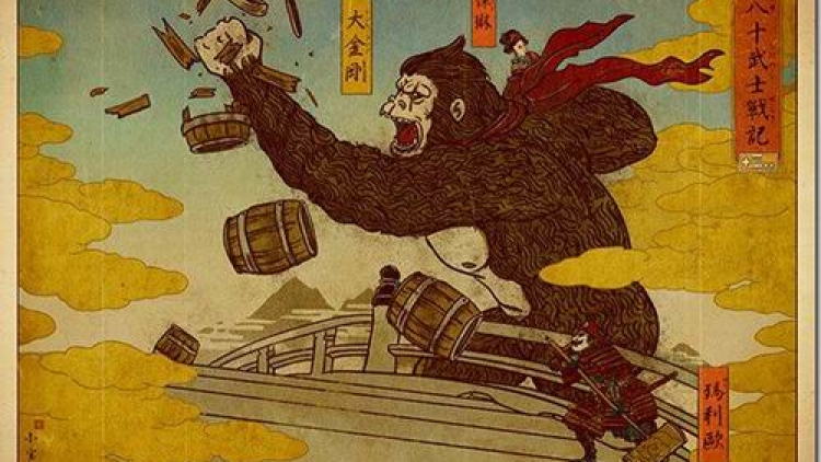 Seniman asal Singapura menggambarkan video game klasik tahun 80-an menjadi bergaya Ukiyo-e (6) Seniman asal Singapura menggambarkan video game klasik tahun 80-an menjadi bergaya Ukiyo-e (6)