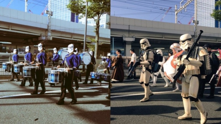 Star Wars Kawasaki Halloween Parade ftrd Star Wars Kawasaki Halloween Parade ftrd
