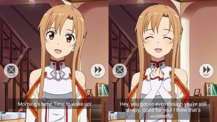 Ayo bangun tidur! Mau dibangunkan oleh Asuna Kini ada aplikasinya lho! Ayo bangun tidur! Mau dibangunkan oleh Asuna Kini ada aplikasinya lho!