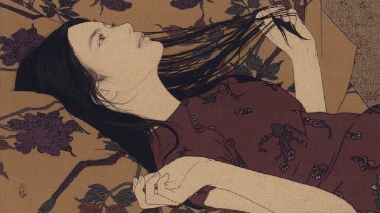 Bijin-ga, lukisan-lukisan bertema kecantikan karya seniman Jepang, Yasunari Ikenaga Bijin-ga, lukisan-lukisan bertema kecantikan karya seniman Jepang, Yasunari Ikenaga