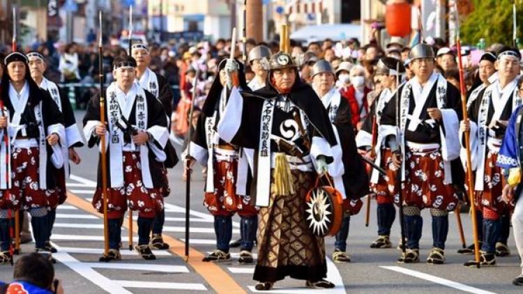 Festival Chushingura memperingati kisah 47 Ronin di Hyogo, Jepang Festival Chushingura memperingati kisah 47 Ronin di Hyogo, Jepang
