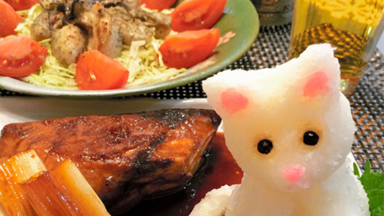 Kontes seni menghias lobak parut kembali digelar di Prefektur Gifu, Jepang