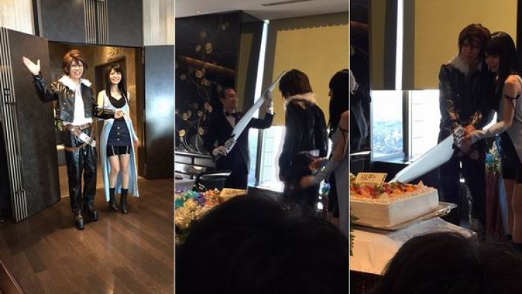 So sweet! Pasangan pengantin ini menggelar pernikahan dengan ber-cosplay Final Fantasy! (1)