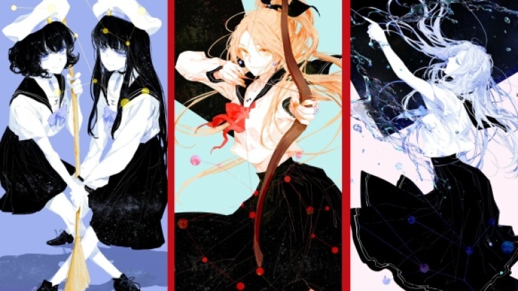 Ilustrator Ini Menggambar 12 Zodiak Sebagai Gadis-Gadis Berseragam Sailor Moss