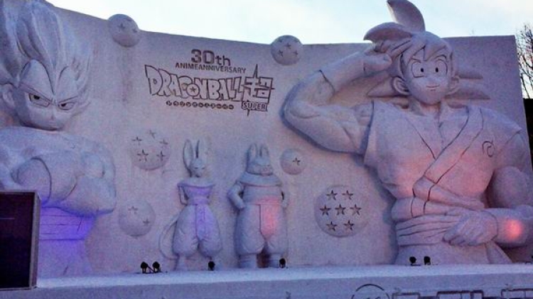 Patung salju Dragon Ball turut meriahkan Sapporo Snow Festival Patung salju Dragon Ball turut meriahkan Sapporo Snow Festival