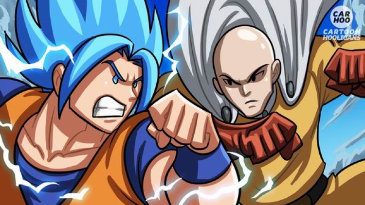 Saitama melawan Goku, siapa yang akan menang Saitama melawan Goku, siapa yang akan menang