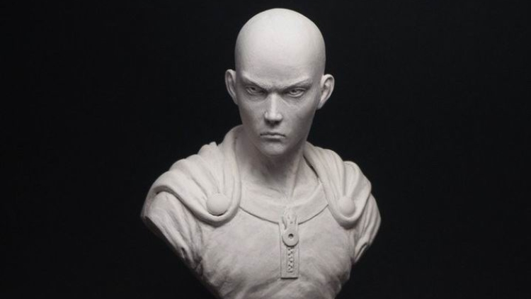 Sugoi! Fans ciptakan patung Saitama yang mirip dengan aslinya!