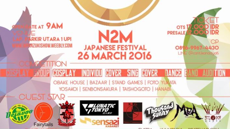 19 & 26 Maret 2016 - Japanzuki show UPI