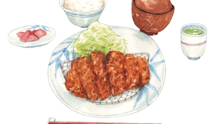 Ilustrasi makanan Jepang 8