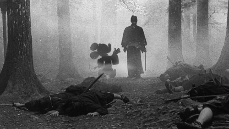 Karakter Disney Tampil Dalam Karya Seni Tradisional Jepang