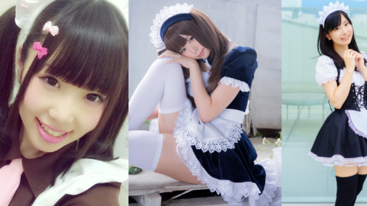  Foto-Foto Cantik Cosplayer dan Idol Sambut Hari Maid di Jepang 0
