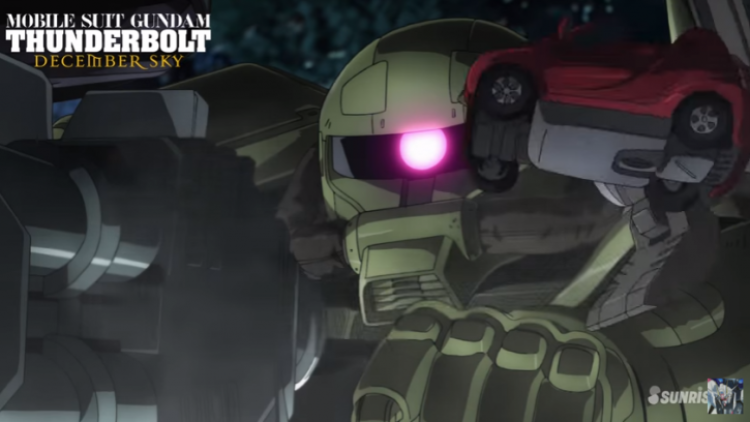 gundam thunderbolt december sky movie