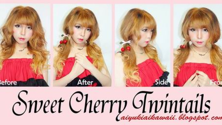 #JSnavigator Aiyuki Aikawa Diary ~ Tutorial Sweet Cherry Hairstyle (5)