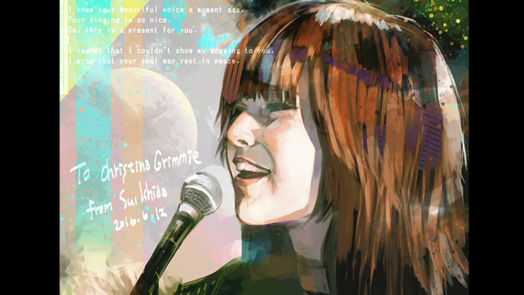 Mangaka Tokyo Ghoul Buat Ilustrasi Belasungkawa Untuk Christina Grimmie 0 Mangaka Tokyo Ghoul Buat Ilustrasi Belasungkawa Untuk Christina Grimmie 0