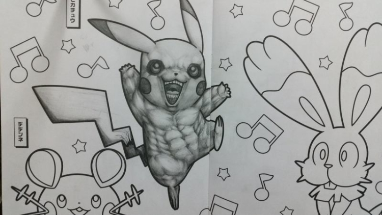 Mengerikan! Inilah Versi lain dari Buku Mewarnai Pokemon!