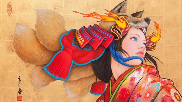 Seniman Jepang Padukan Manga Modern Dengan Seni Tradisional Jepang (1) Seniman Jepang Padukan Manga Modern Dengan Seni Tradisional Jepang (1)