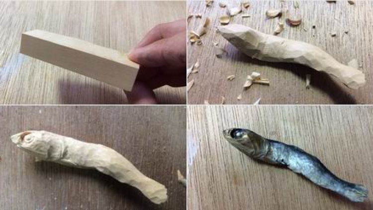 Wow! Seniman Jepang Ciptakan Replika Makanan Dari Ukiran Kayu Yang Mirip Sungguhan! (1) Wow! Seniman Jepang Ciptakan Replika Makanan Dari Ukiran Kayu Yang Mirip Sungguhan! (1)