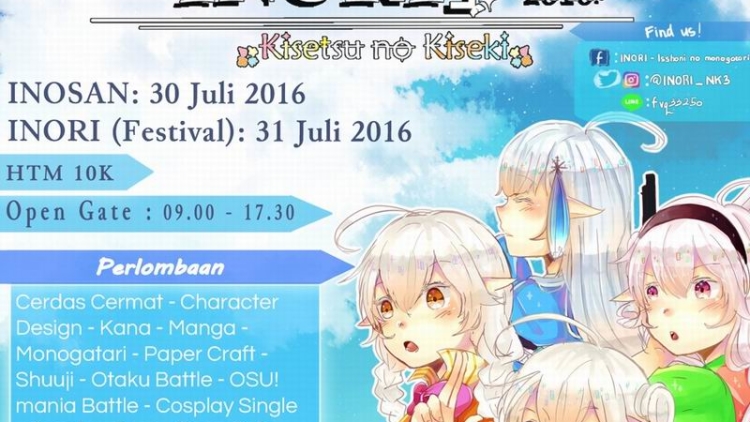 30-31 Juli 2016 - INORI2 30-31 Juli 2016 - INORI2