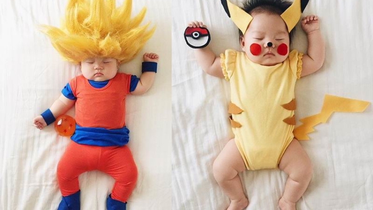 Cosplayer Balita yang Sedang Tertidur Buat Dunia Tersenyum