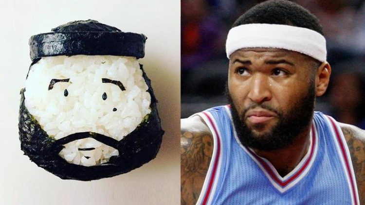 Restoran Jepang di Italia Ciptakan Sushi Mirip Wajah Para Pemain NBA (3)