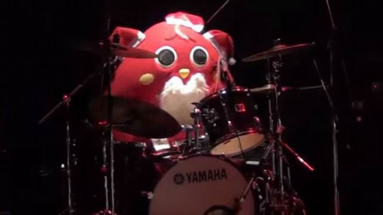 Sugoi Maskot Kucing di Jepang  Main Drum Bawakan Lagu  X  