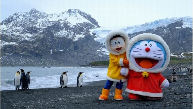 Film Doraemon ke-37 Promosi Hingga ke Antartika (1)