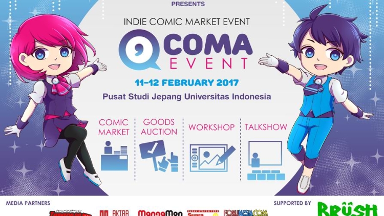 COMA Event - 11-12 Februari 2017, Pusat Studi Jepang, Universitas Indonesia, Depok
