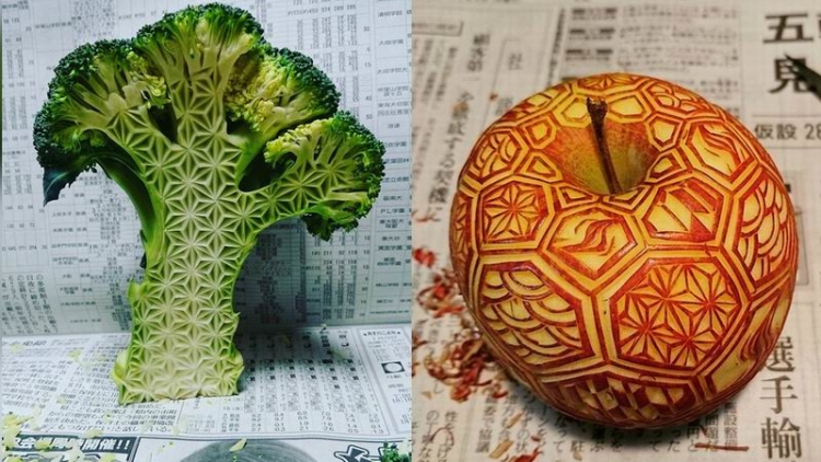 Seniman Jepang Ukir Sayuran & Buah-buahan Jadi Karya Seni Menakjubkan Seniman Jepang Ukir Sayuran & Buah-buahan Jadi Karya Seni Menakjubkan