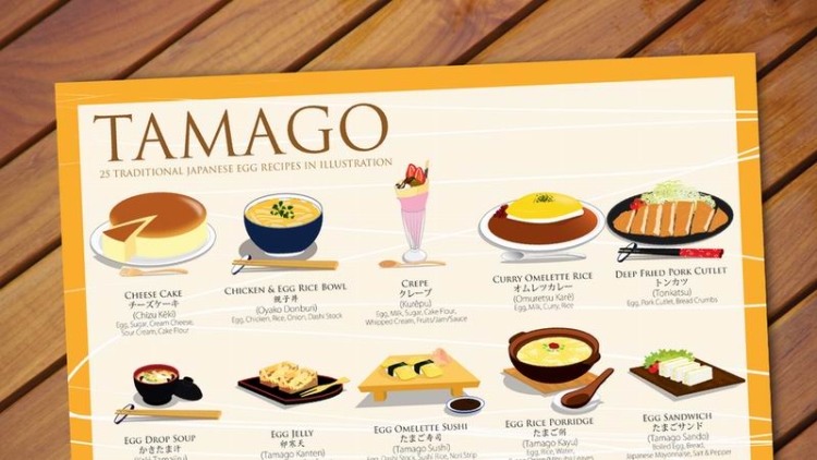 Ilustrasi Panduan 25 Masakan Otentik Jepang Yang Bisa Dibuat Dengan Telur