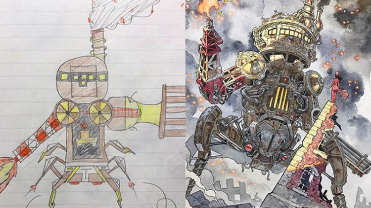 Ayah di Jepang Ini Kembali Ubah Gambar Anaknya Jadi Ilustrasi Yang Makin Keren Aja! (1)