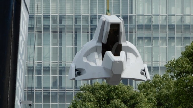 ukuran nyata patung gundam unicorn