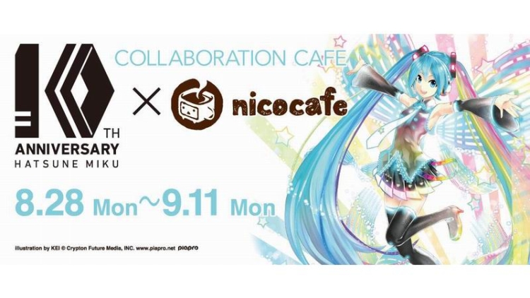 Rayakan Ulang Tahun ke-10, Hatsune Miku Buka Kafe Kolaborasi di Niconico Honsha di Tokyo (1)