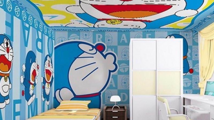 Aneka Ide Desain Kamar  Bertema Doraemon  Yang Bikin Betah 