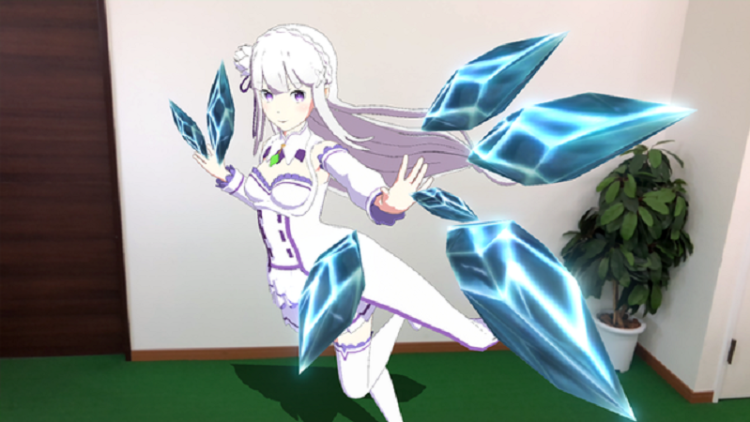 Culik Karakter Emilia Dari Re Zero Ke Dunia Nyata Dengan Teknologi Apple AR