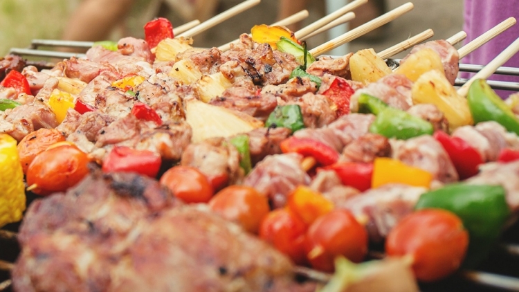 BBQ food party summer grilling meat. BBQ food party summer grilling meat.