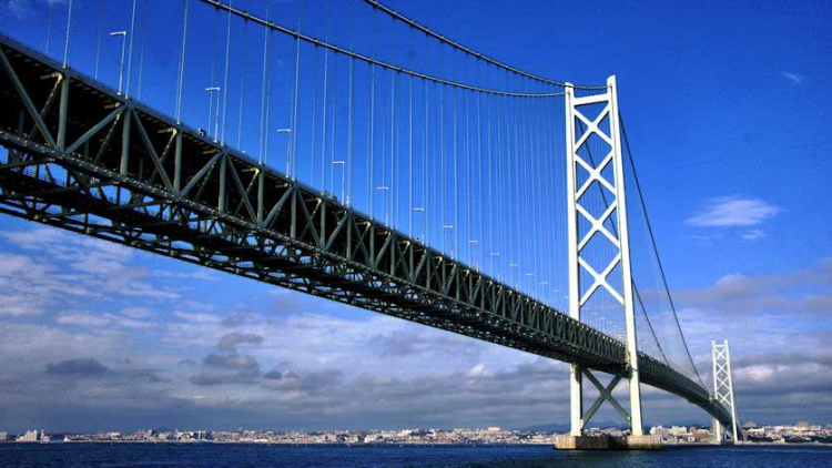 Akashi Kaikyo Bridge, Jembatan Gantung Terpanjang Di Dunia | Berita ...