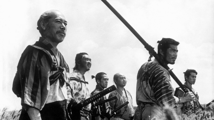 seven-samurai-1954-001-takashi-shimura-and-five-samurai-medium-field-shot-00m-g08 seven-samurai-1954-001-takashi-shimura-and-five-samurai-medium-field-shot-00m-g08