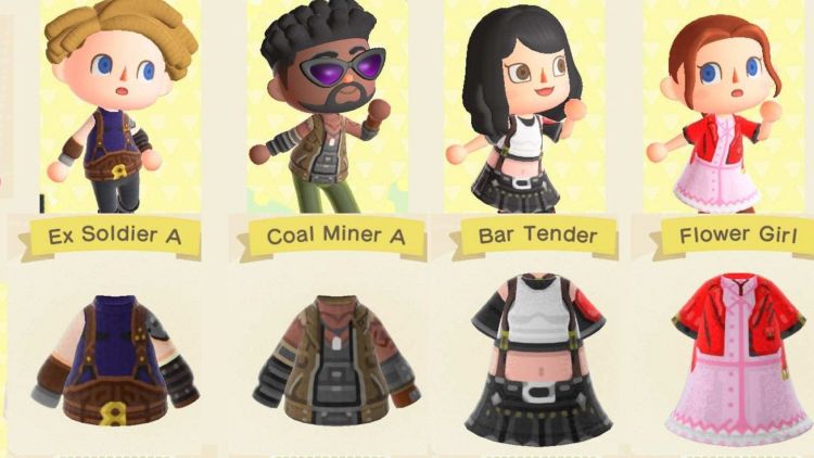 Final Fantasy 7 di Animal Crossing