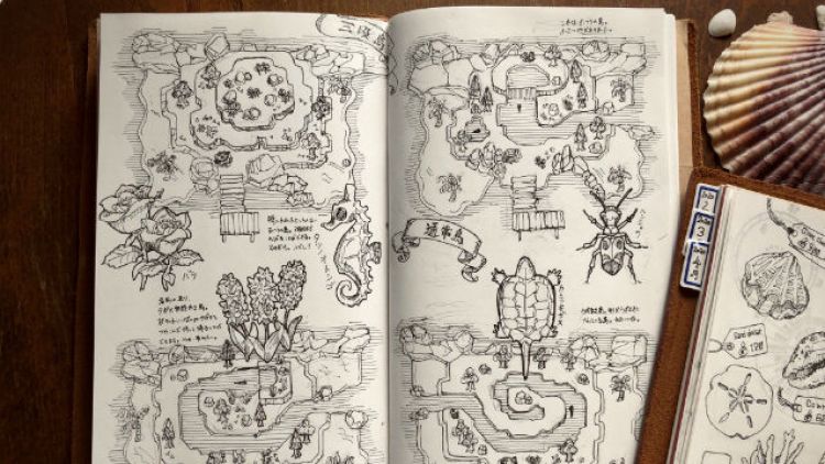 Notebook guide Animal Crossing buatan Redmond