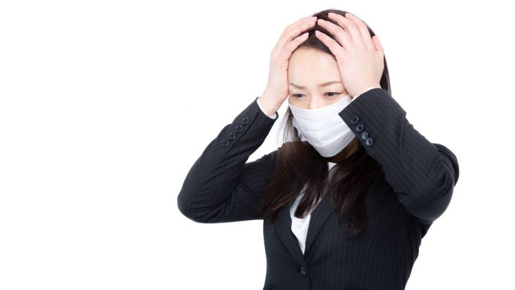 Ilustrasi memakai masker