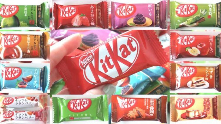 Varian Kit-Kat yang hanya ada di Jepang Varian Kit-Kat