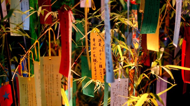 Cara membuat tanzaku, festival tanabata 