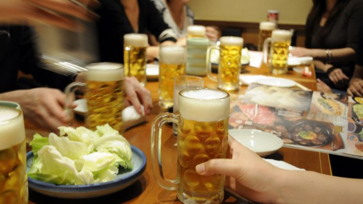 pesta minum Jepang nomikai japanesestation.com