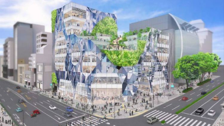 Jingumae Crossing gedung baru japanesestation.com