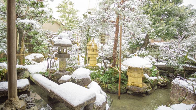 Kediaman keluarga samurai Nomura musim dingin chubu jepang japanesestation.com