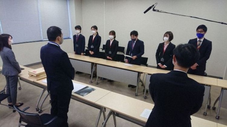 Kelompok mahasiswa Tokyo University of Foreign Students 