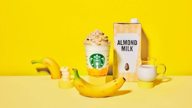 Banana Almond Milk Frappuccino 