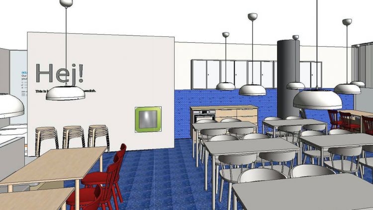 Ilustrasi Sweden Restaurant Ikea IKEA baru Shibuya japanesestation.com